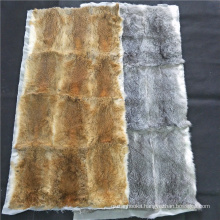 China factory wholesale Genuine Rabbit Fur Pelt Real Fur Blanket